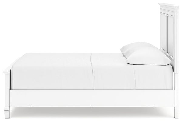 Fortman - White - Full Panel Bed