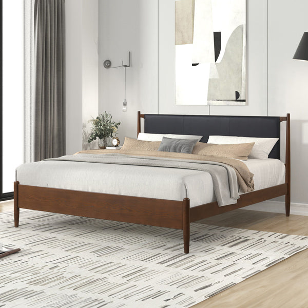 Ian - 6/6 King Platform Bed - Cherry