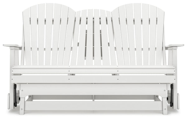 Hyland Wave - White - Glider Loveseat