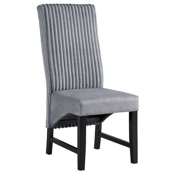 The Kini dining collection featuring a sophisticated black finish, exudes contemporary charm and elegance. Its sturdy construction and sleek lines provide a modern centerpiece for your dining area. Perfect for both intimate dinners and larger gatherings, 