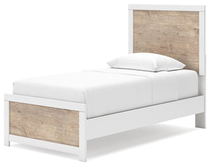 Charbitt - Two-tone - Twin Panel Bed