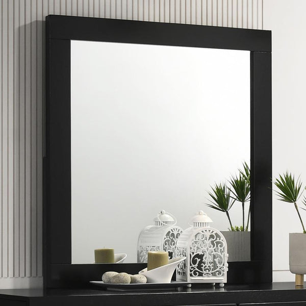 Caraway - Dresser Mirror - Black