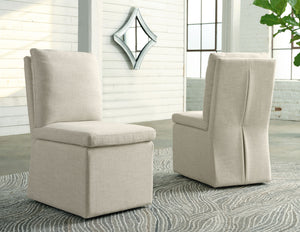  8 Oatmeal Side Chairs