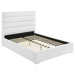 Felicity - Upholstered Twin Platform Bed - White