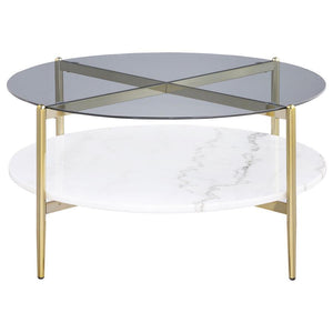  bringing sophistication to any living room. The gold electropl