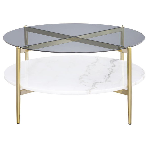  bringing sophistication to any living room. The gold electropl