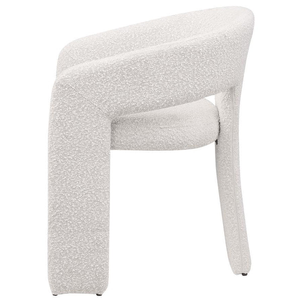 Eudora - Boucle Upholstered Dining Side Chair (Set of 2) - Cream