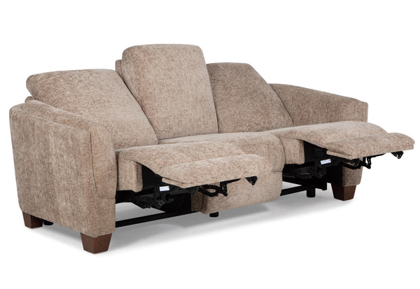 Morehead - Power Reclining Sofa And Loveseat - Biscotti