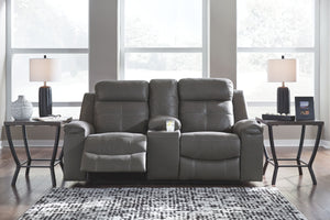Jesolo - Dark Gray - 3 Pc. - Reclining Sofa