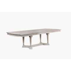 Create a refined atmosphere with the Wynsor formal dining collection an Acme exclusive design! The handsome dining table features an extendable top, as well as a trestle base with unique reeded legs. The matching upholstered side and arm chairs feature bu