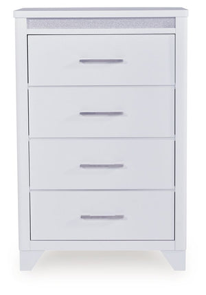 Jarlee - White - Four Drawer Chest