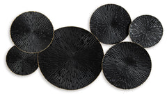 With refined craftsmanship and metal art, this wall sculpture is long lasting and timeless. The perfect combination of workmanship and aesthetics, its geometric design in a black and goldtone finish is sure to make a statement.<br/><br/><b>Product Feature