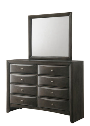 Emily - Queen 4 Piece Bedroom Set - Gray