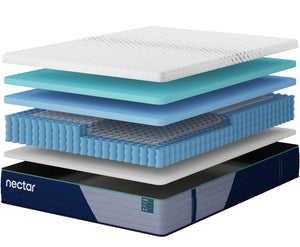 Nectar Premier Hybrid 5.1 - White - Twin Mattress