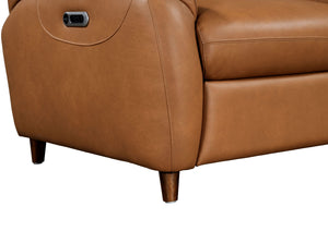 Austin - Power Reclining Sofa And Loveseat - Caramel Cream