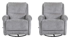The Gentry recliner is designed for ultimate comfort and style, featuring a 360-degree swivel and a smooth, soundless glide, allowing you to effortlessly find your perfect position. Gentry has rounded curved arms generously wrapped in sumptuous padding an