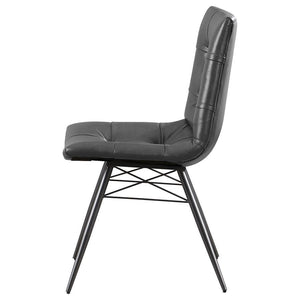 Aiken - Upholstered Dining Side Chair (Set of 4) - Charcoal