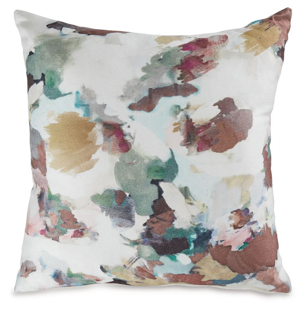 Inspired by the artistic beauty of watercolor paintings, this accent pillow brings an abstract appeal to your decor. Layer it on your sofa or bed for added visual interestâ€”its strokes of color are sure to leave a chic impression. Time for a touch-up? Th