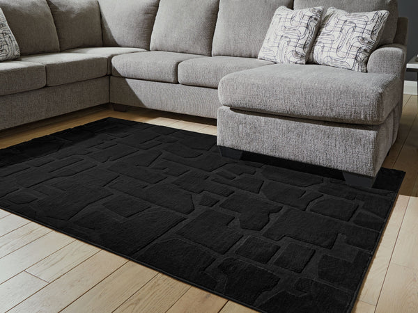 furry floor covering. The subtly stunning abstract design of the Gibbswell faux fur rug adds a trendy look thatâ€™s sure to elevate any modern home. And the textured rug is super easy to cleanâ€”simply drop it in the washing machine.