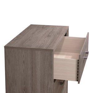 River - King 5 Piece Bedroom Set - Light Brown