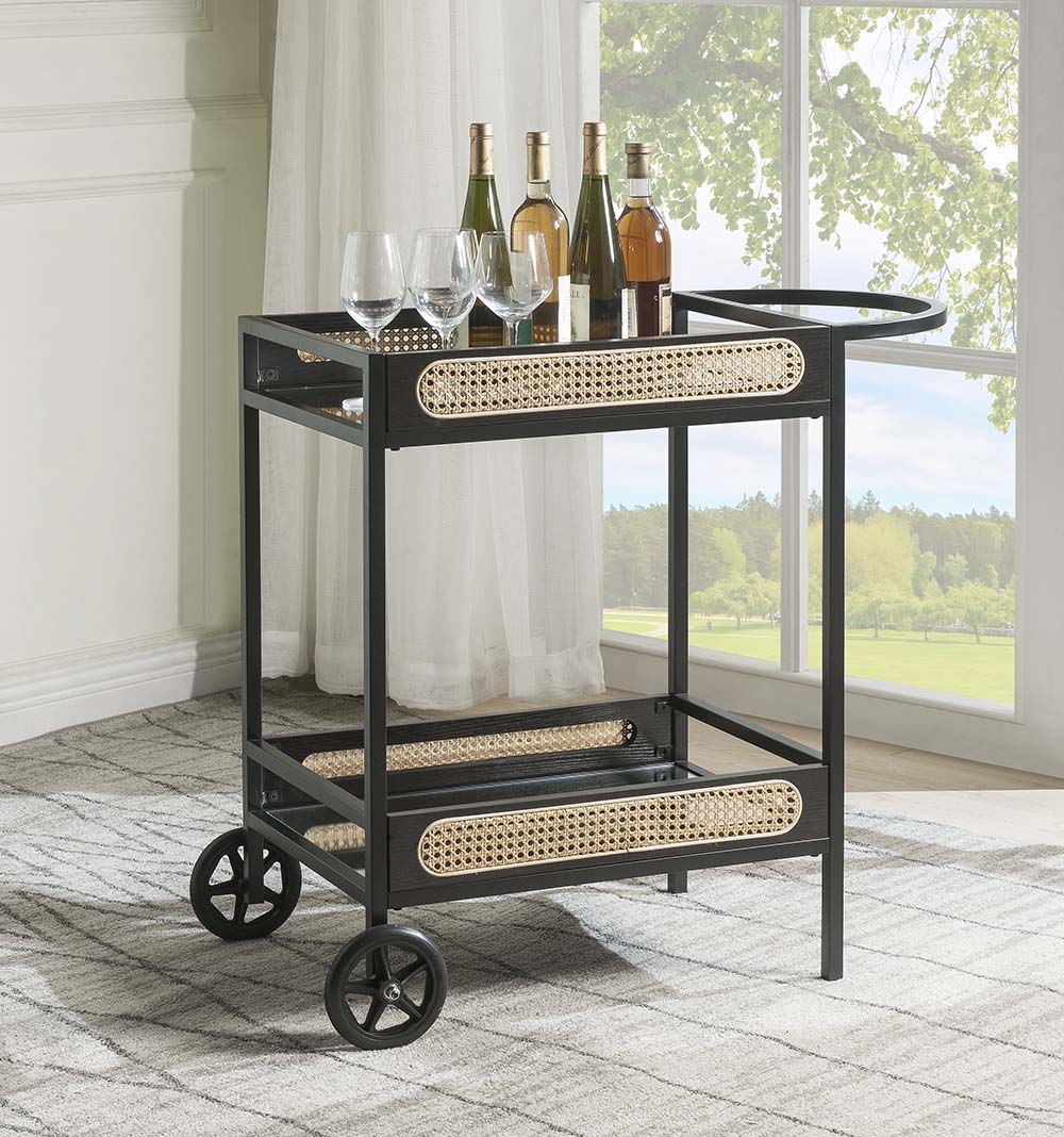 Colson - Serving Cart - Black - 33-"