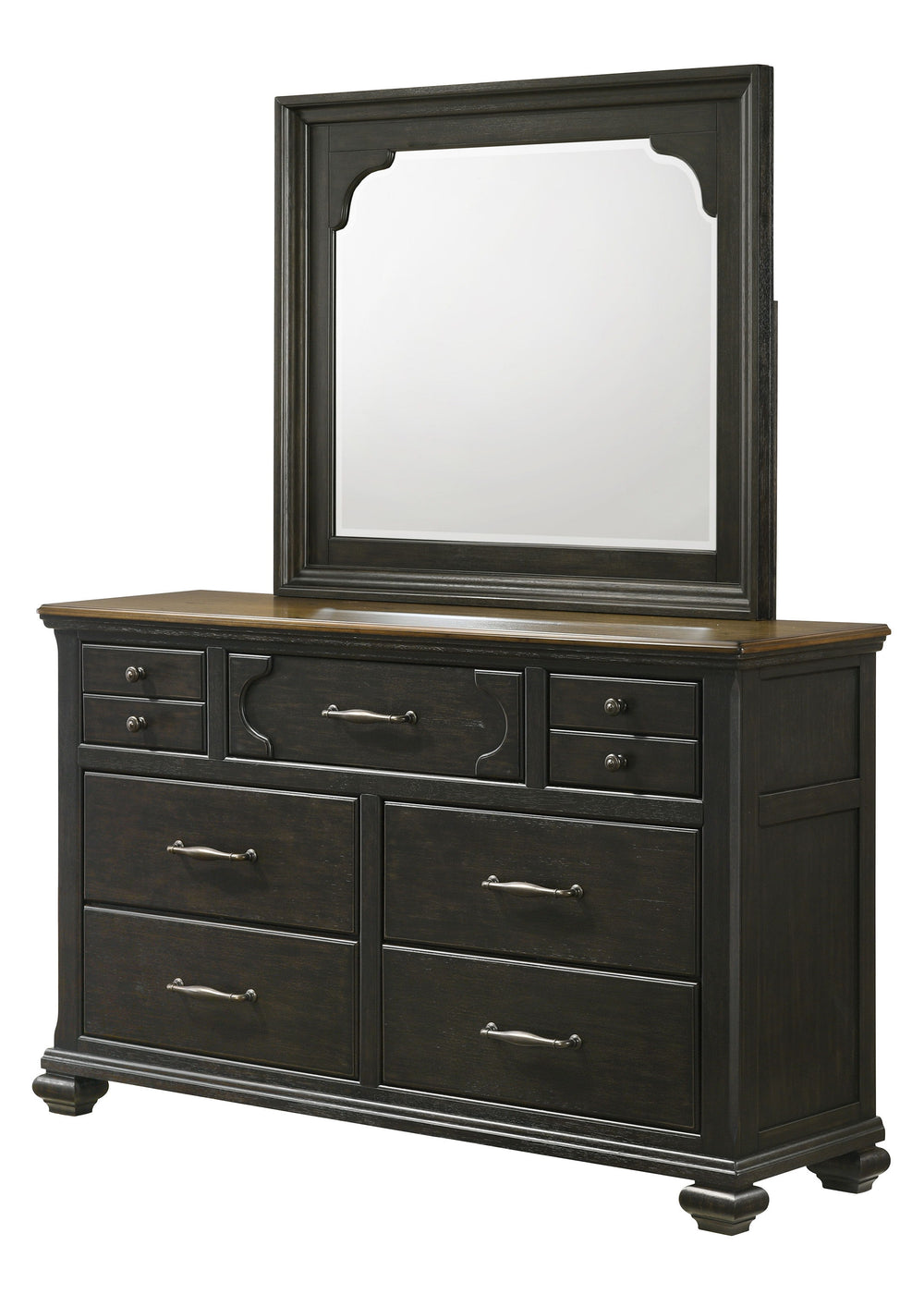 Hamilton - Dresser And Mirror - Black<h4><b>Hamilton - Dresser - Black</b></h4> <table width="100%"><colgroup><col style="width: 30%"> <col style="width: 70%"> </colgroup> <tbody> <tr> <td>Dimensions</td> <td> 63.00"L x 17.38"D x 38.00"H</td> </tr> <tr> <