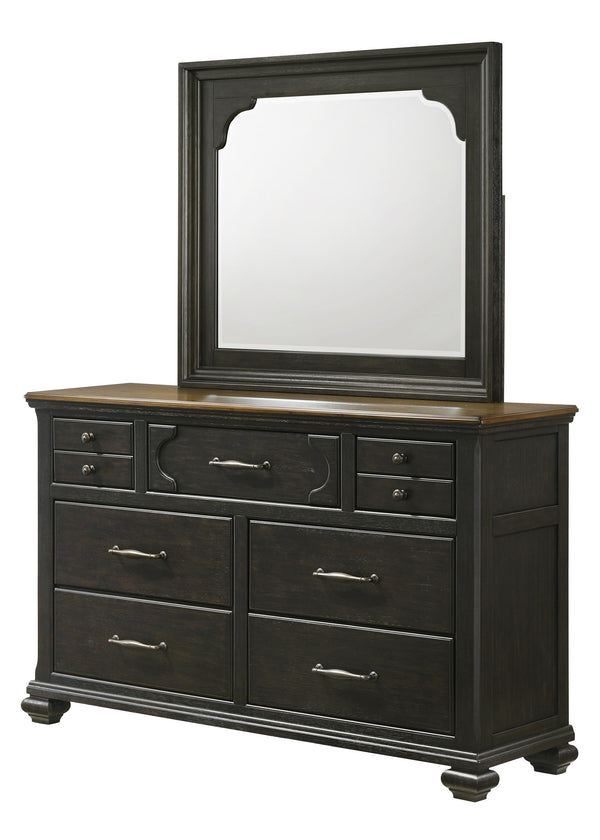 Hamilton - Dresser And Mirror - Black