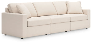 Looking cool and contemporary is great. But when it comes down to it, youâ€™re all about low-maintenance lounging. With the performance fabric on this sectional sofa, cleaning spills is a breeze. And its customizable modular design caters to your ever-cha