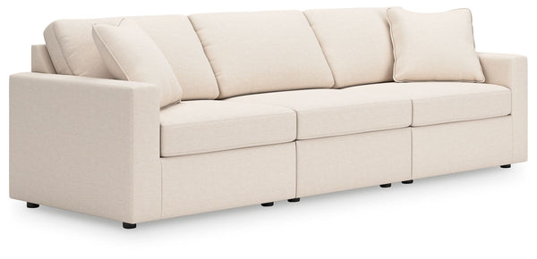 Looking cool and contemporary is great. But when it comes down to it, youâ€™re all about low-maintenance lounging. With the performance fabric on this sectional sofa, cleaning spills is a breeze. And its customizable modular design caters to your ever-cha