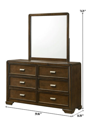  warm wood tones. The set features a plush