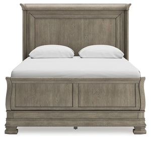 Lexorne - Gray - Queen Sleigh Bed