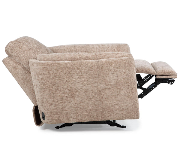 Morehead - Power Reclining Sofa Loveseat And Recliner - Biscotti