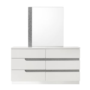  modern look while providing the practical benefits of scratch and water resistance. Crafted from a com