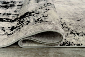 Zekeman - Black / Cream / Gray - Medium Rug