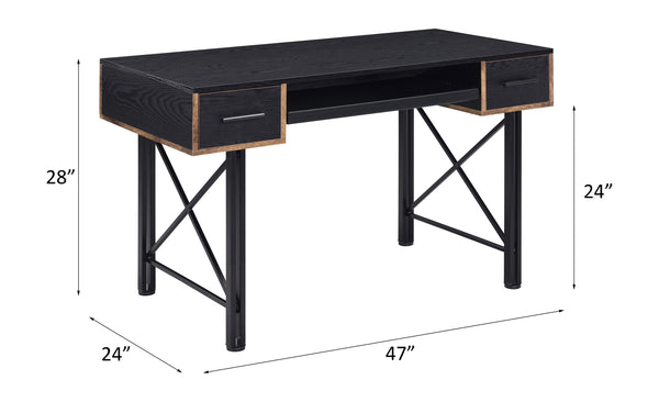Settea - Desk - Black Finish