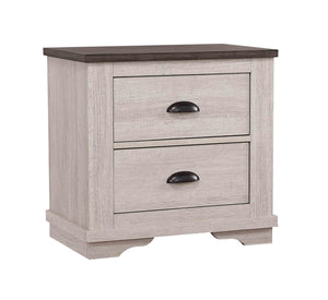 Coralee - King 5 Piece Bedroom Set - Chalk / Gray