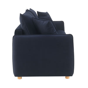 Irina - Sofa With Sleeper - Blue Velvet
