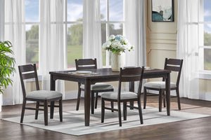  dark wood finish that exudes durability