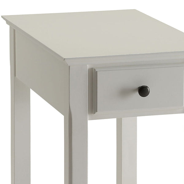 Bertie - Accent Table - White