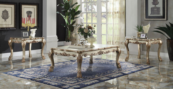 The Dresden traditional occasional tables, reflects highly decorative details, oversized claw feet, decorative carving inlay veneers on apron, all carefully made with selected materials. This collection will be the showpiece of your living room environmen