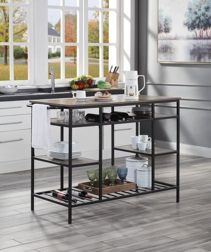 Storage: 1 Open Compartment, Wooden Table Top & Metal Frame, Cord Management Included<br/><br/><b>Product Features</b><ul><li>KD</li><li>6 Open Compartment</li><li>Metal Frame w/Powder Coating</li><li>Wooden Top w/Melamine Paper</li><li>Case: 1Pc/1Ctn</li