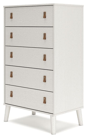 Aprilyn - White - Five Drawer Chest