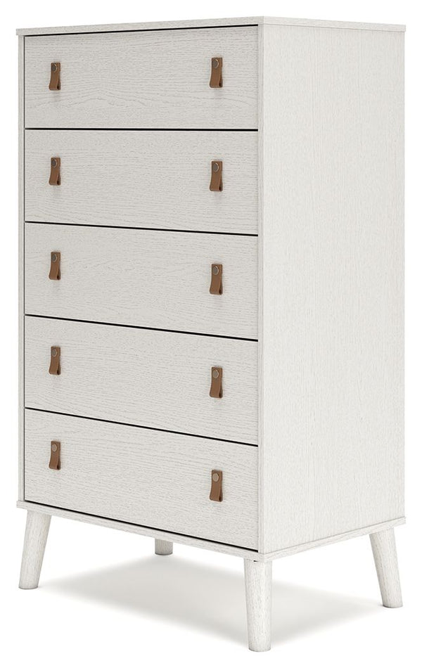Aprilyn - White - Five Drawer Chest