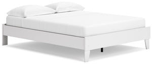 Bringing big style to small living areas, this queen platform bed is a smart, space-saving choice for those with an eye for contemporary design. Its clean-lined profile and understated refinements create a simple silhouette that works in so many settings.