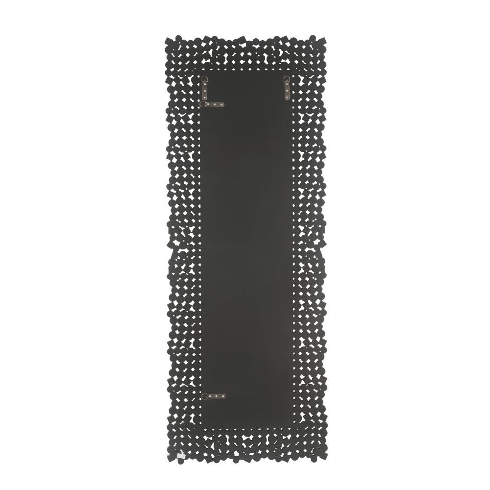 The Kachina wall mirror features rectangular shape with faux gem trim to create a modern look and bring a charming accent to your dÃ©cor. The beveled mirrored edges catch the light from all angles that naturally attracts the eye.<br/><br/><b>Product Featu
