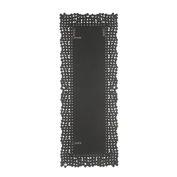 The Kachina wall mirror features rectangular shape with faux gem trim to create a modern look and bring a charming accent to your dÃ©cor. The beveled mirrored edges catch the light from all angles that naturally attracts the eye.<br/><br/><b>Product Featu