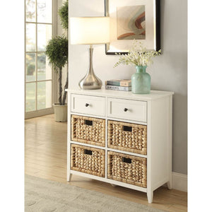 Flavius - Accent Table - White - 28"