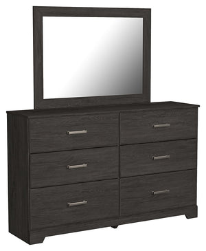 Belachime - Black - 6 Pc. - Dresser