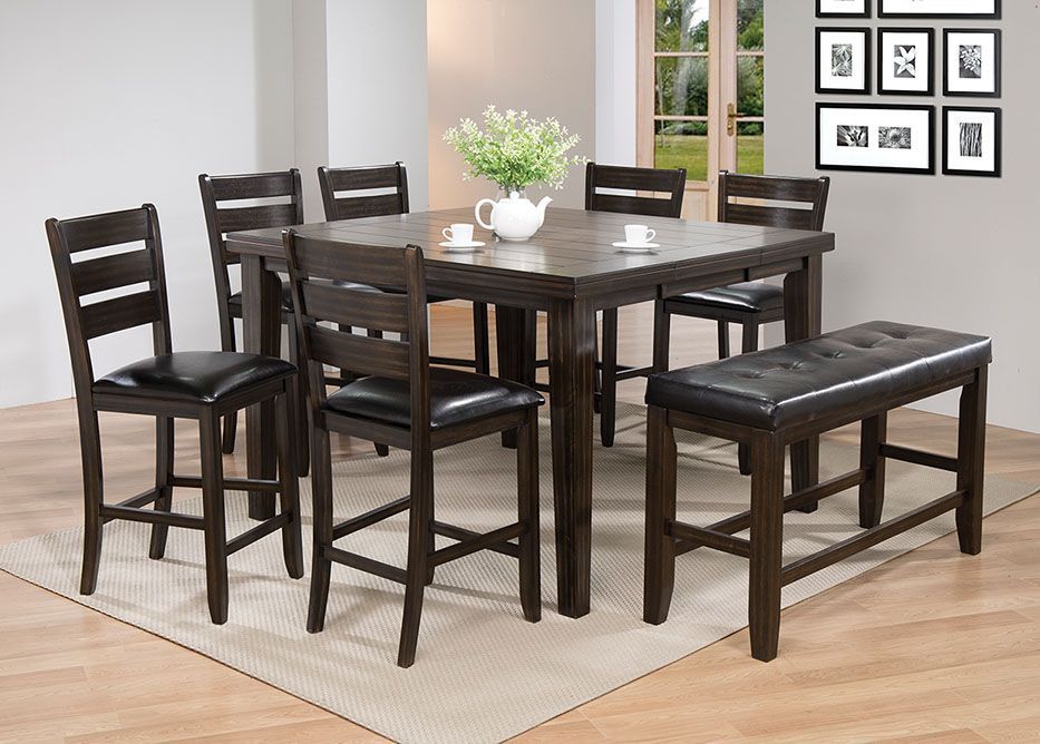 Square/Rectangular Table Top w/1 Butterfly Leaf, Grooved Line Maple Veneer Top w/MDF, Birch Veneer Plane Apron
