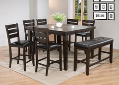 Square/Rectangular Table Top w/1 Butterfly Leaf, Grooved Line Maple Veneer Top w/MDF, Birch Veneer Plane Apron
